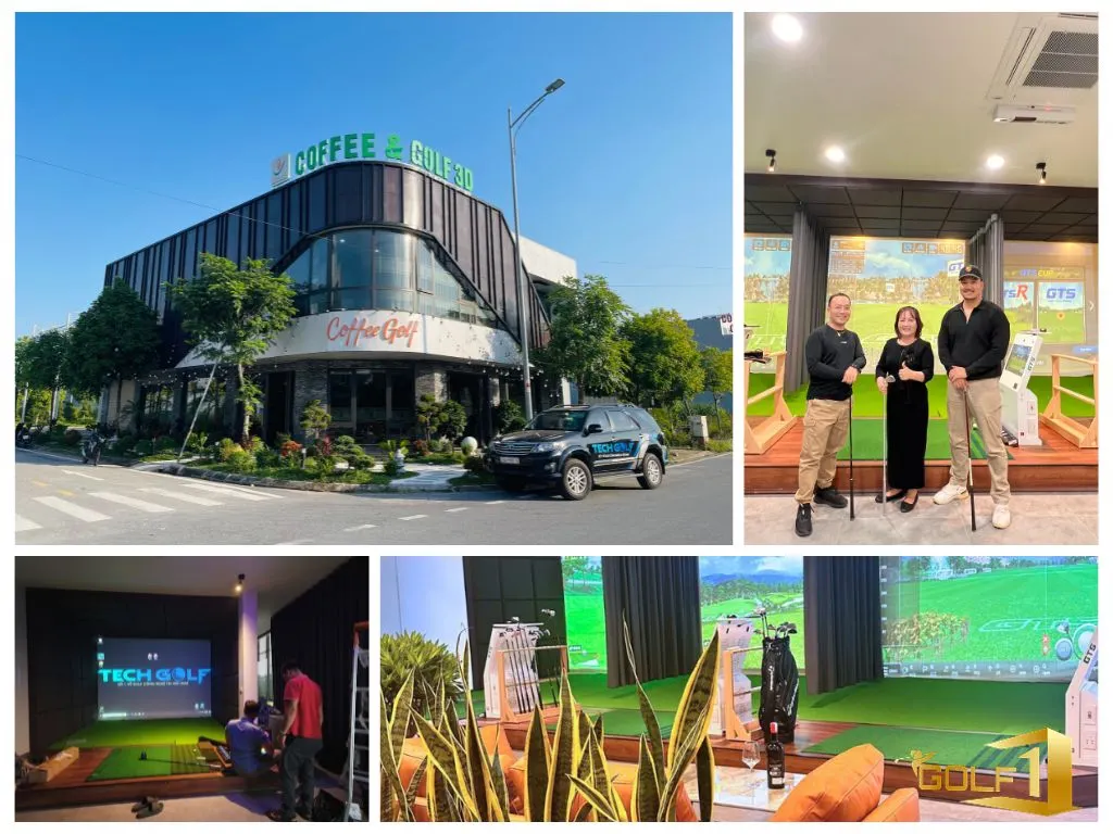 Hệ thống phòng golf 3D tích hợp khu café Hà Nam