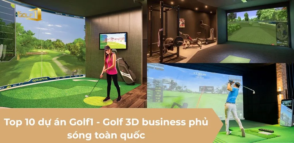 Hàng loạt dự án Golf 1 - Golf 3D tích hợp kinh doanh cao cấp tại Việt Nam